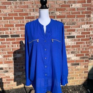 Calvin Klein Blue Blouse